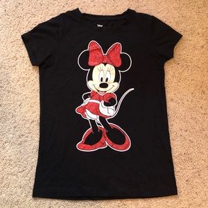 Glittery Minnie Mouse shirt